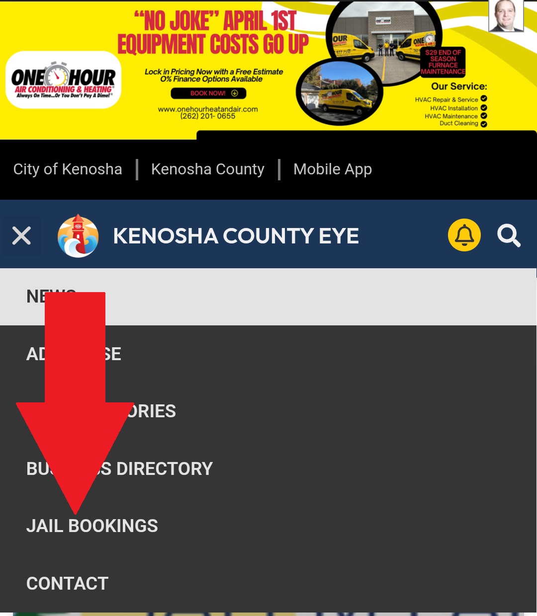 Introducing KCE's Jail Booking Page - Kenosha County Eye