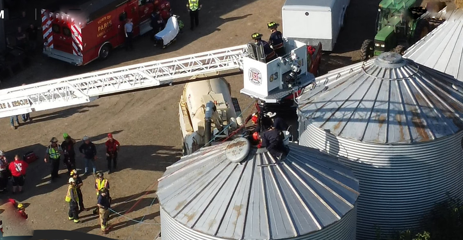 Farmer Rescued From Grain Silo After Being Trapped in Soybeans: Video ...