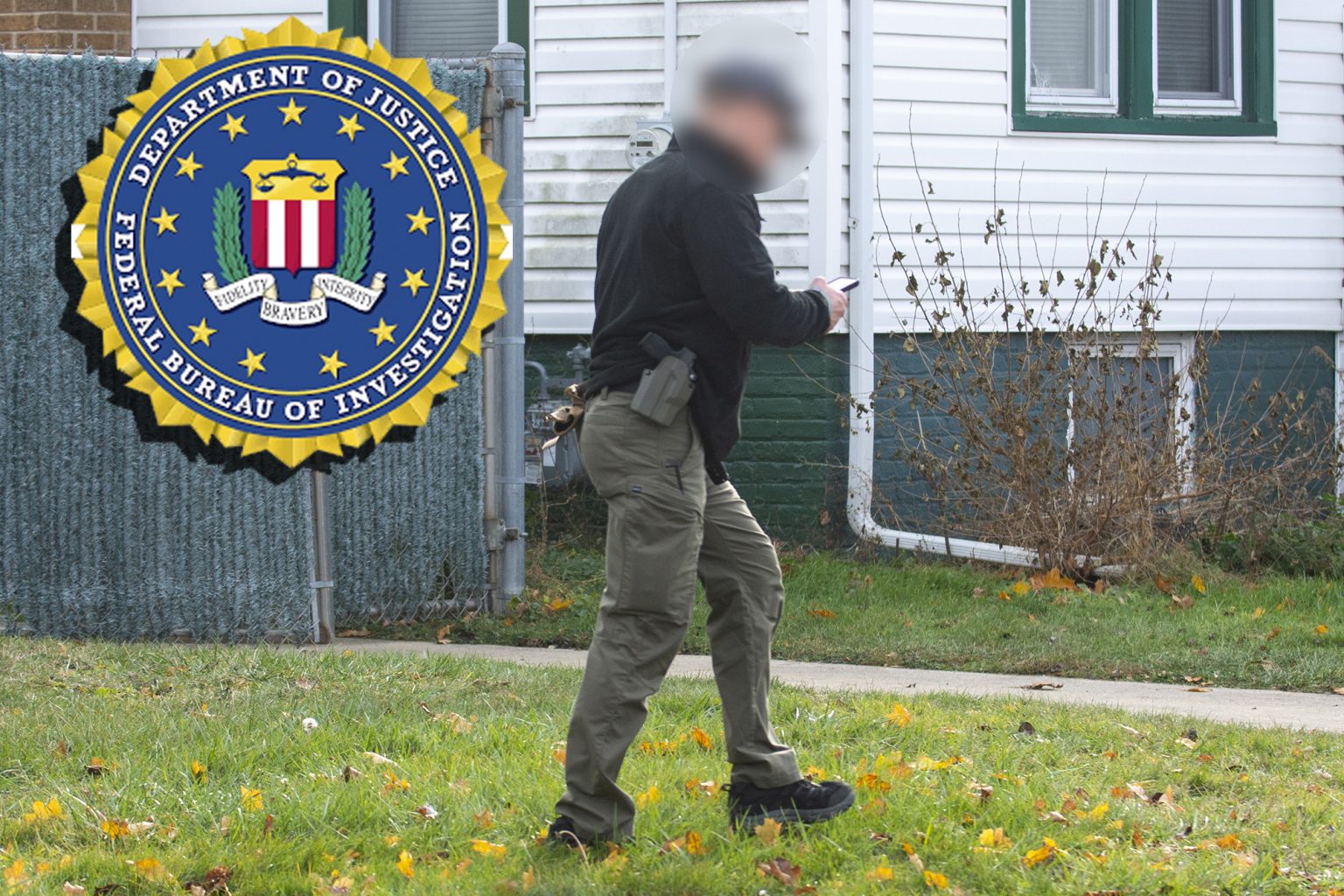 FBI Raids Kenosha Home Before Sunrise, Helicopter Circles With ...